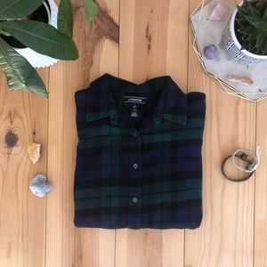 Green Plaid Flannel